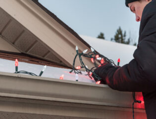 Keeping Your Property Safe When Hanging Exterior Christmas Lights